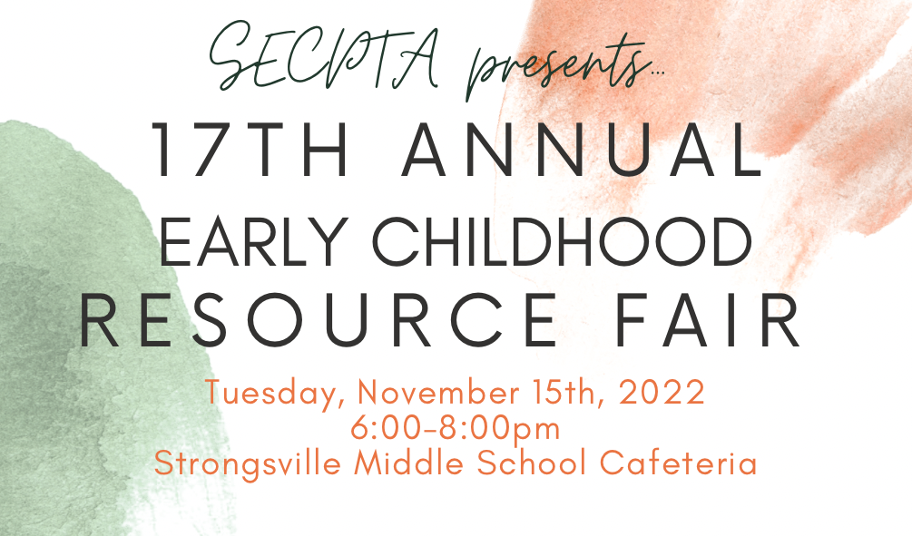 Early Childhood Resource Fair Strongsville Early Childhood PTA